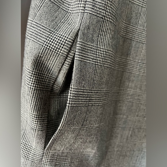 Havre’ Bernard Size 14 100% Wool Black/White Plaid Blazer - Picture 8 of 10